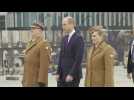Prince William lays a wreath at the Tomb of the Unknown Soldier in Warsaw