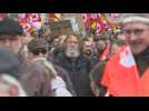 Thousands of demonstrators march in Rennes against pension reform
