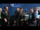 French President Emmanuel Macron arrives at EU Council summit