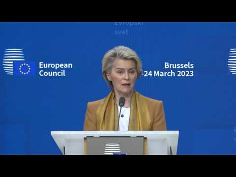 EU's von der Leyen calls kids taken by Russia 'reminder of darkest times of our history'