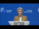 EU's von der Leyen calls kids taken by Russia 'reminder of darkest times of our history'