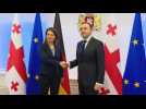 Georgian PM meets German FM in Tblisi after large pro-EU protests