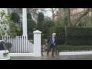 Ex-PM Boris Johnson leaves for UK parliament Partygate grilling