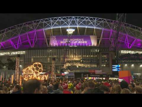 Fans arrive for Women's World Cup final