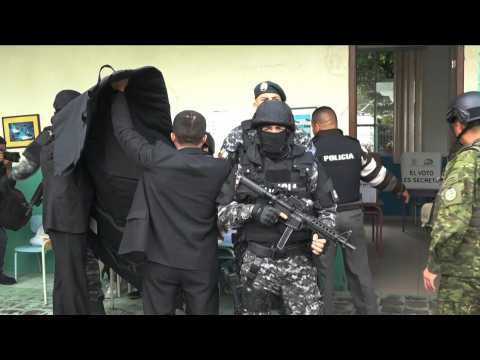 Christian Zurita, replacement of slain Ecuador presidential candidate, votes