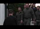 Ukrainian President Zelensky arrives for informal dinner in Athens