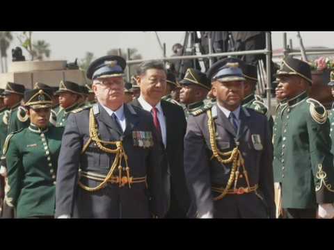South Africa: Xi Jinping welcomed in Pretoria for BRICS summit