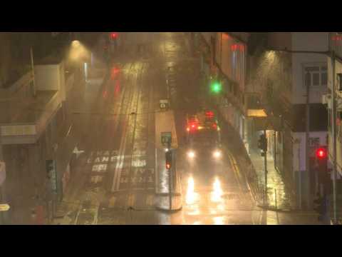 Deserted streets as Hong Kong issues highest level alert for Saola