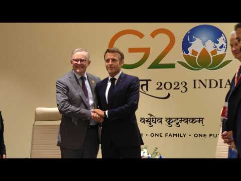Australian Prime Minister and French President meet at G20