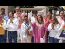 Mexican opposition celebrates naming of Galvez as its 2024 presidential candidate