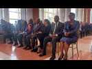 Guests gather at Gabonese Presidential Palace ahead of swearing in of General Oligui