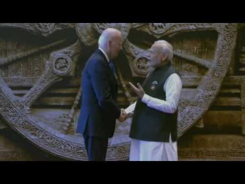 Biden arrives at G20 venue, shakes hands with Modi