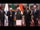 Group photo of world leaders and president of World Bank
