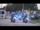 Donald Trump's motorcade leaves Fulton County Jail after arrest in Georgia racketeering case