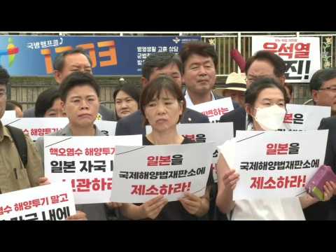 South Koreans protest against Fukushima water release