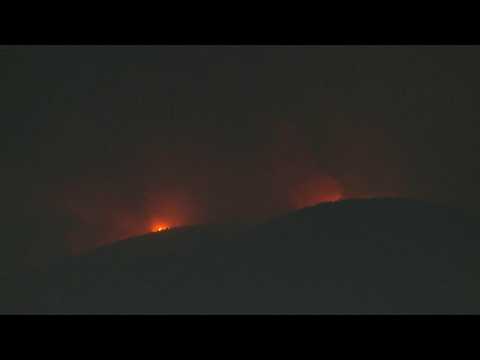 Blazes seen on hills overlooking Greek capital Athens