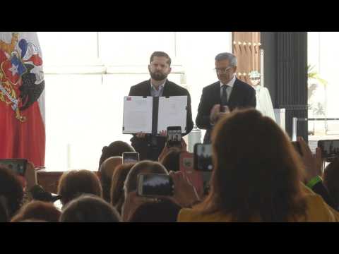 Chilean President Gabriel Boric signs decree formalizing plan to find missing victims