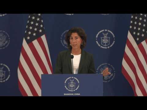 Raimondo says raised 'tough issues' in talks with Chinese officials