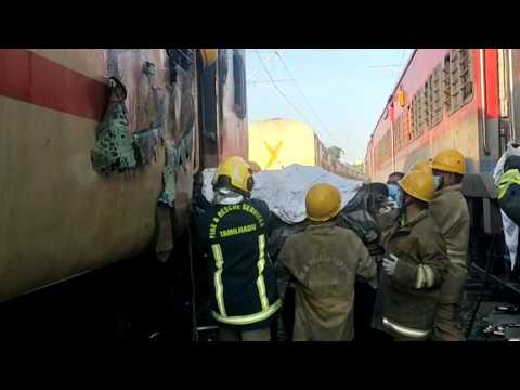 Nine killed in Indian train fire sparked by passenger making tea
