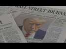 Trump's historic mug shot makes US front pages