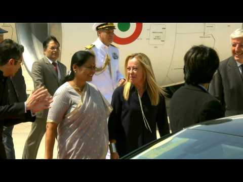 Italian PM Meloni arrives for G20 summit