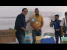 Panama: Presidential candidate and ex-president Torrijos casts his vote