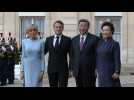 China's Xi arrives at French Elysee Palace for state dinner with Macron
