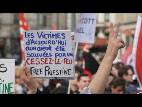 Pro-Palestinian demonstration in Paris