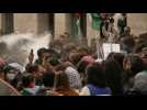 Paris: Police break up pro-Palestinian rally outside Sorbonne University