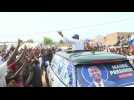 Chad PM and presidential candidate Succes Masra arrives at final campaign rally