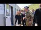 Italy's Meloni visits migrant centre in Albania