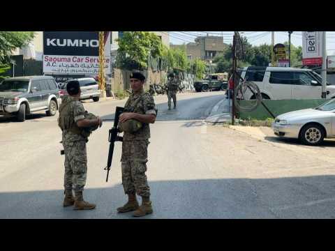 Lebanese forces secure area around US embassy following shooting attack