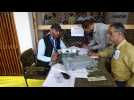 India: Polling officials count votes in Kashmir