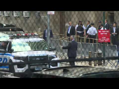 Trump leaves court following guilty verdict in hush-money trial