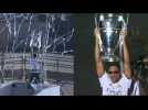 Real Madrid celebrate their 15th Champions League title in front of thousands of fans