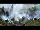 Firefighters extinguish fire near Israel Museum in Jerusalem