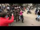 Kenyan police arrest protester in central Nairobi
