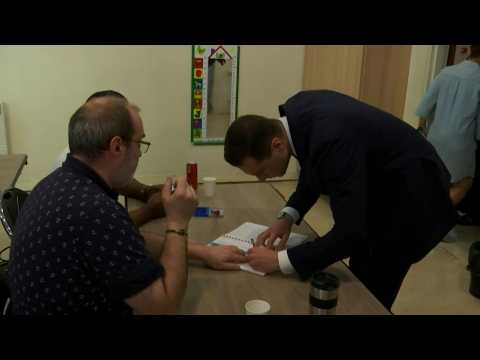 French far-right leader Jordan Bardella votes in high-stakes parliamentary election