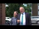 Liberal Democrat leader Ed Davey votes in UK general election