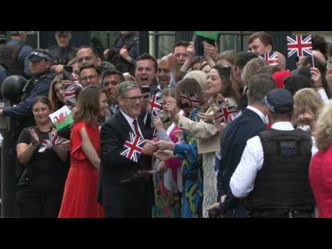 Newly appointed UK Prime Minister Keir Starmer arrives at Downing Street
