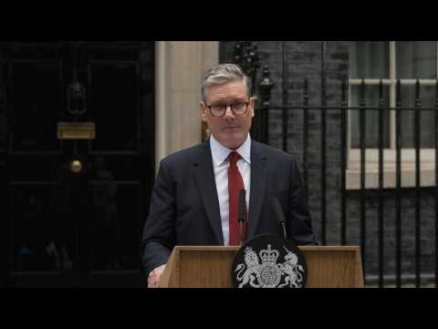 New UK PM Keir Starmer vows to 'rebuild Britain'