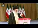 Iran's Supreme leader votes in second round of presidential election