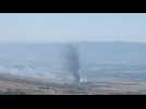 Smoke rises in northern Israel after strikes from Lebanon