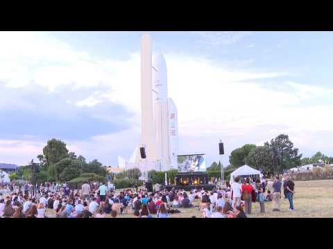 France: People gather in Toulouse ahead of Ariane 6 rocket launch