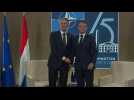 France's Macron meets Dutch PM on sidelines of NATO Summit