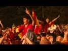 Fans celebrate in Madrid after Euro 2024 victory