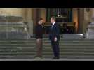 Zelensky welcomed by Starmer at European Political Community summit