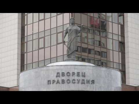 Images of Russian court as Evan Gershkovich trial reaches final stages