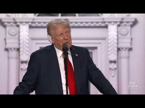 Trump holds moment of silence for slain rally attendee