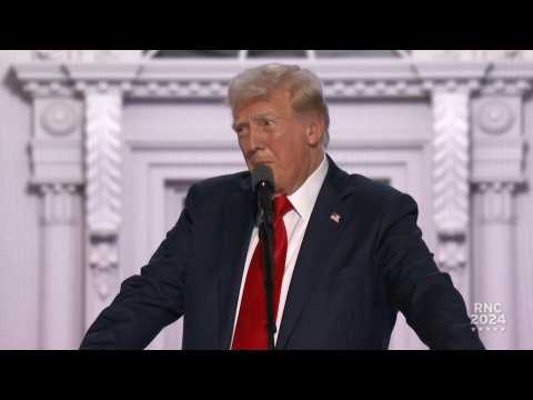 Trump calls on Americans not to 'demonize' political differences
